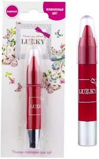 Помада-карандаш для губ Lukky выдвижная, красная (Т16765)