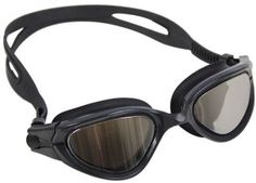 Очки для плавания Bradex SF 0387 "Комфорт", черные, линзы зеркальные