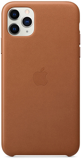 Чехол Apple Leather Case для iPhone 11 Pro Max Saddle Brown (MX0D2ZM/A)