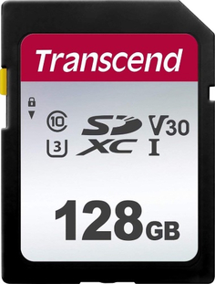 Карта памяти Transcend SDXC 128GB (TS128GSDC300S)