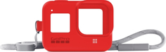 Чехол для экшн-камер GoPro Sleeve + Lanyard для Hero 8 Red (AJSST-008)