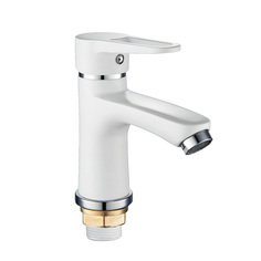 Смеситель РМС SL77W-001F для умывальника (белый)