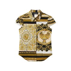 Хлопковая блузка Versace