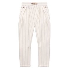 Хлопковые брюки Brunello Cucinelli