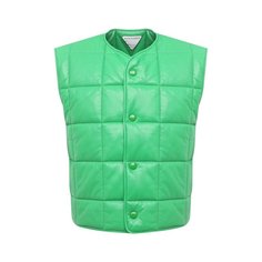 Кожаный жилет Bottega Veneta
