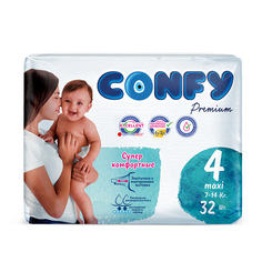 Подгузники CONFY Premium Maxi () шт.