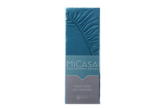 Простыня 178 тёмно-бирюзовый Micasa