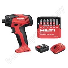 Аккумуляторная дрель шуруповерт + набор насадок hilti sfd-2 a 3714922