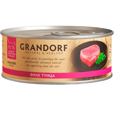 Корм для кошек Grandorf Tuna in Broth Филе тунца 70 г