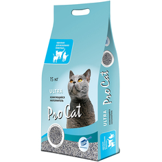 Наполнитель Pro Cat ультра комкующийся 15 кг