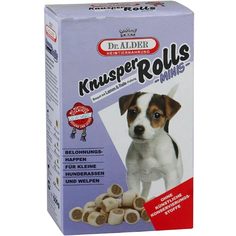 Лакомство для собак Dr. Alders Knusper Rolls Minis С ягненком и рисом 500 г