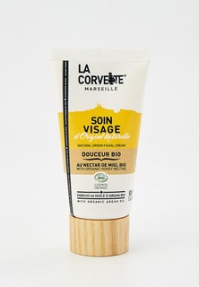 Крем для лица La Corvette органический с маслом арганы и мёдом, 50 мл.