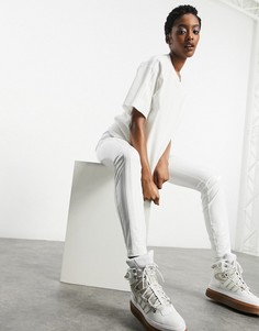 Белые брюки из латекса adidas x IVY PARK-Белый