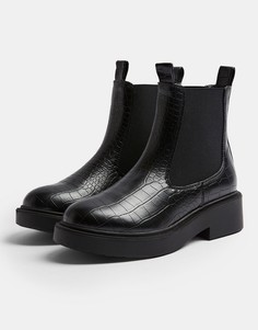 Ботинки челси Topshop-Черный цвет