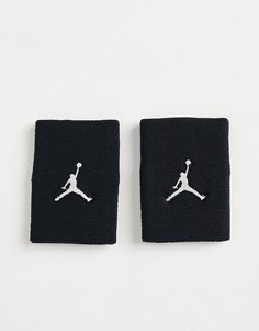 Черные напульсники Nike Jordan-Черный цвет