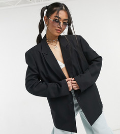 Черный oversized-пиджак COLLUSION-Черный цвет