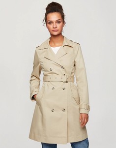 Светло-бежевый классический тренч Miss Selfridge-Нейтральный