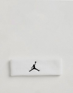 Белая повязка на голову Nike Jordan-Белый
