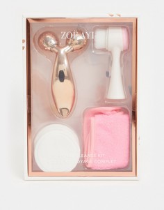 Набор для очищения кожи Zoe Ayla - Total Cleansing Set-Розовый