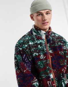 Куртка в стиле пэчворк с подкладкой из искусственного меха Jaded London-Многоцветный