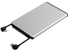 Внешний аккумулятор Molti Double Reel 5000mAh Silver 20200.10