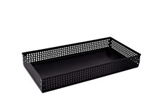 Декоративный поднос iron jali tray (abby décor) черный 33x4x17 см.