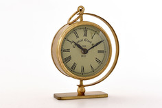 Часы настольные (abby décor) золотой 18x23x6 см.