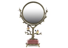 Зеркало настольное (glasar) золотой 6.5x57.0x8.25 см. ГЛАСАР