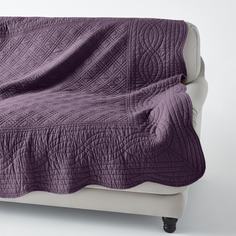 Покрывало scenario (laredoute) фиолетовый 150x150 см.