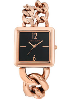 fashion наручные женские часы Anne Klein 3804BKRG. Коллекция Metals