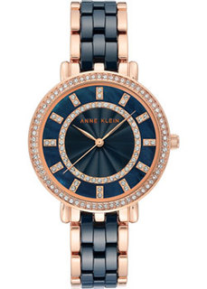 fashion наручные женские часы Anne Klein 3810DBRG. Коллекция Ceramic