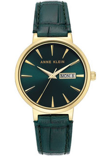 fashion наручные женские часы Anne Klein 3824GNGN. Коллекция Leather
