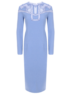 Шерстяное платье с кружевом Ermanno Scervino