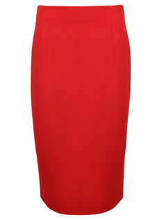 Красная юбка-карандаш A.Mcqueen