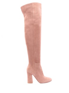 Замшевые ботфорты Gianvito Rossi