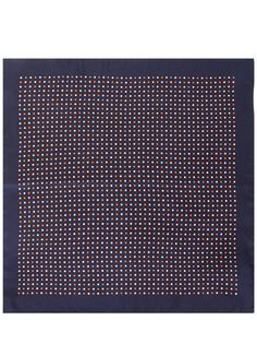 Платок шелковый в горох Hugo