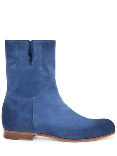 Полусапоги замшевые Santoni