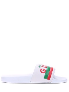 Шлепанцы кожаные Pursuit Gucci