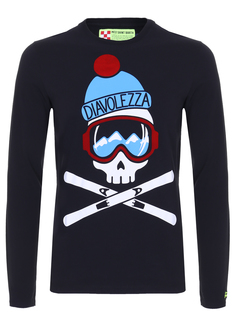 Лонгслив хлопковый с принтом MC2 Saint Barth