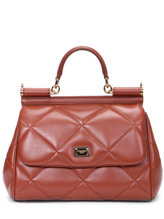 Сумка кожаная Sicily Medium Dolce & Gabbana