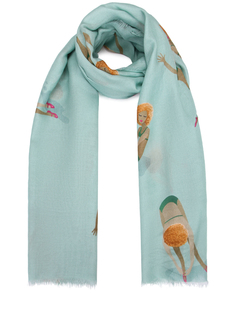 Палантин с принтом Bally