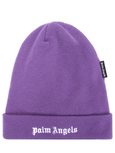 Шапка шерстяная с логотипом Palm Angels