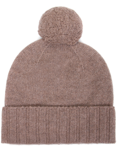 Шапка кашемировая с помпоном Johnstons