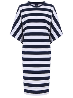Платье хлопковое в полоску Paul & Shark