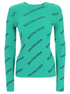 Джемпер с принтом Balenciaga