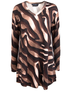 Удлиненный пуловер из шерсти Salvatore Ferragamo