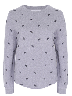 Джемпер хлопковый с принтом Derek Rose