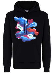Худи хлопковое с принтом Marcelo Burlon