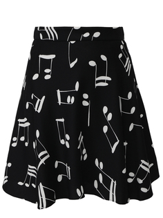 Мини-юбка с принтом Saint Laurent
