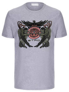 Футболка хлопковая с вышивкой Etro